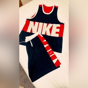 Nike dry fit basketball shorts and sleeveless shirts set